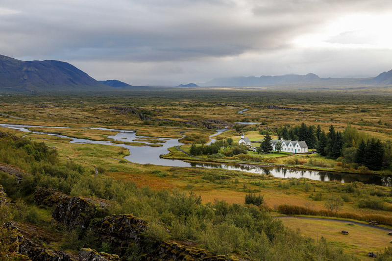 Thingvellir National Park is close to Mirror Lodge Iceland.